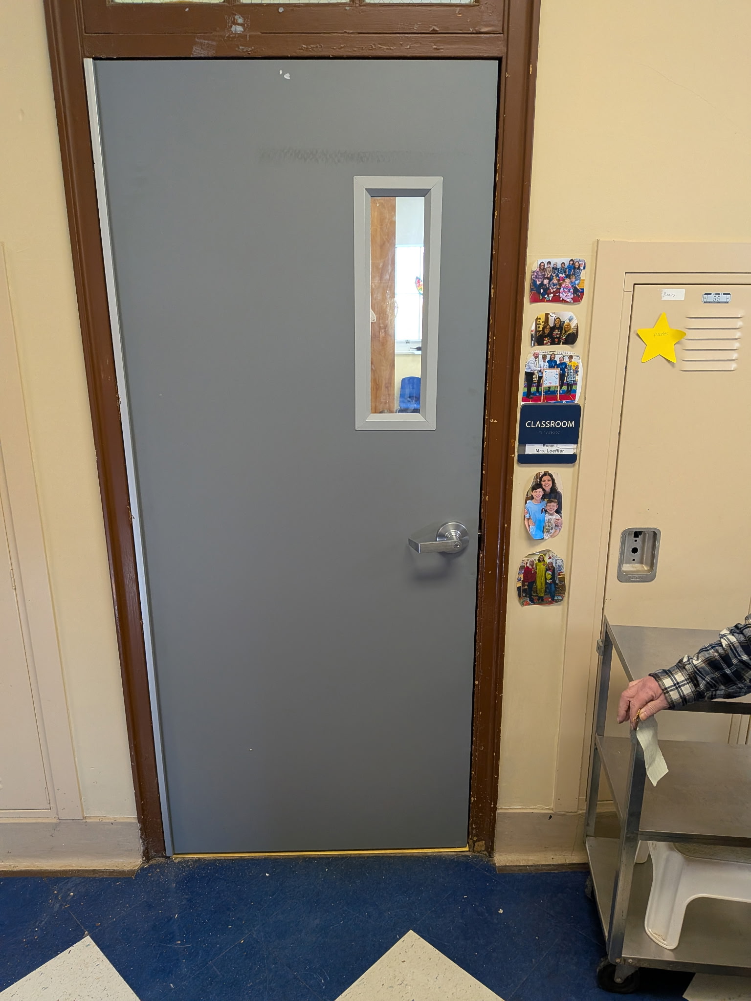 Commercial steel entry door installed for a Cape May County business