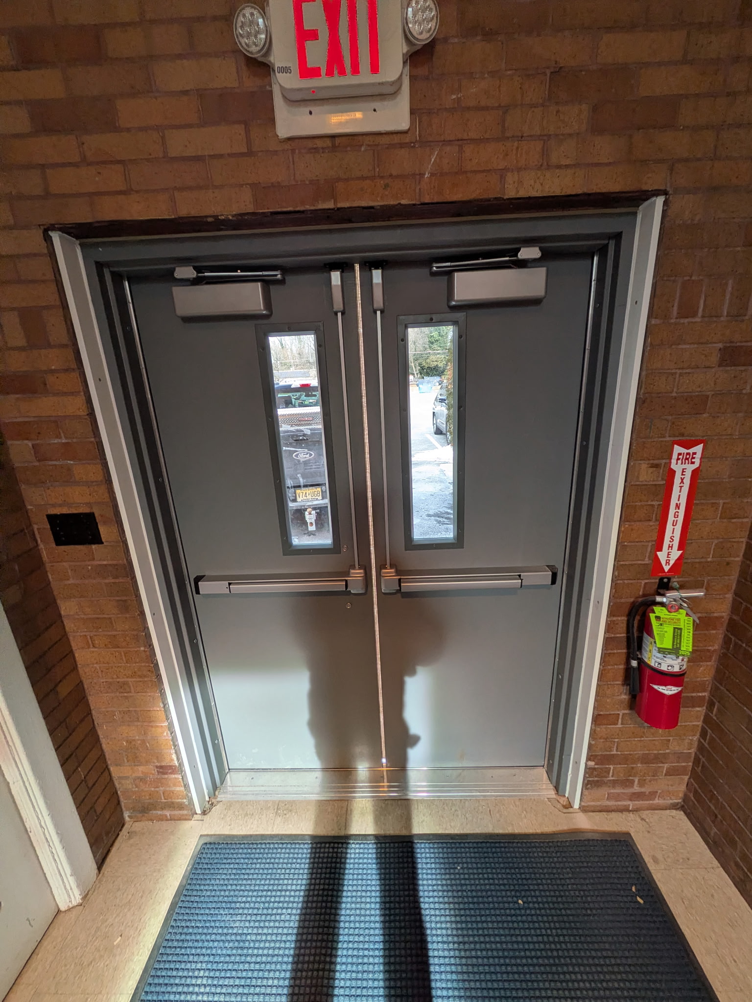 Exterior commercial door installed for a South Jersey property